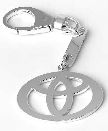 Брелок для автомобиля из серебра Toyota