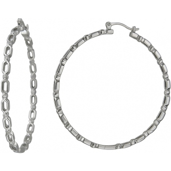 Серьги-кольца из серебра 01С158260