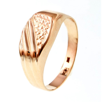 Перстень печатка из золота 01Т7111820