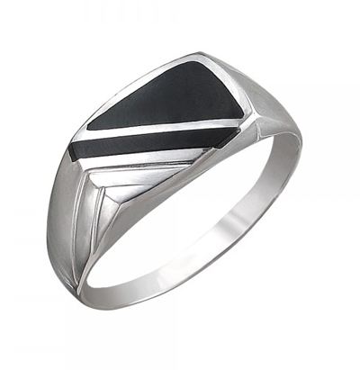 Перстень печатка из серебра 01Т451554