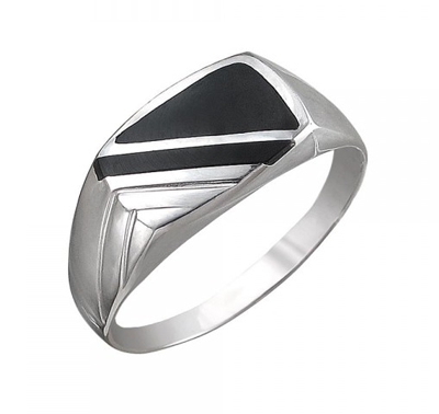 Перстень печатка из серебра 01Т451554-1