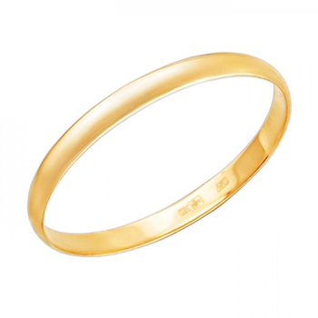 Обручальное кольцо из золота 01О010443