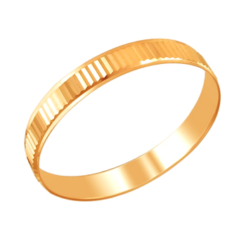 Обручальное кольцо из золота 01О710438