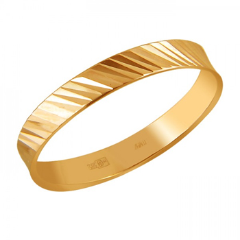 Обручальное кольцо из золота 01О710440