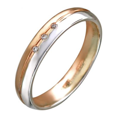 Обручальное кольцо из золота 01О160281