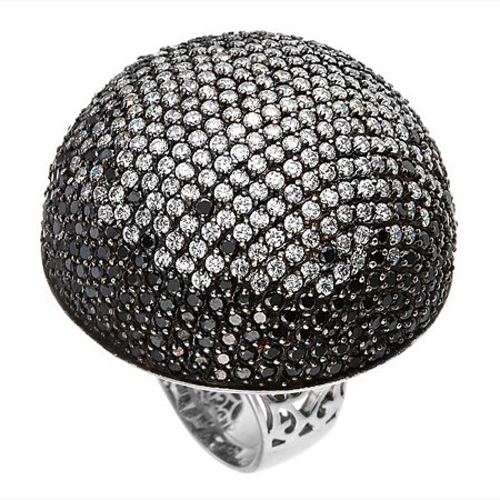 Серебряное кольцо с фианитами M0000231653