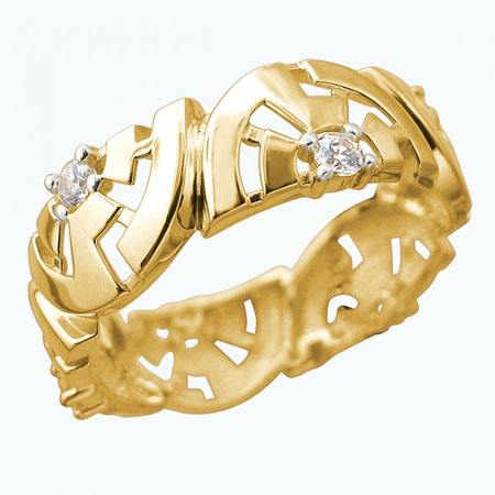 Кольцо из желтого золота Ариадна 01К1312943
