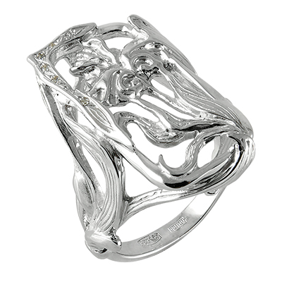 Кольцо из серебра ФЛАМАНСКИЙ ИРИСК-15017