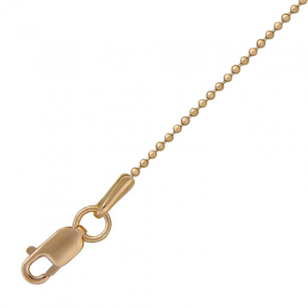 Золотая цепочка шариковая с алмазной гранью НЦ12-088100