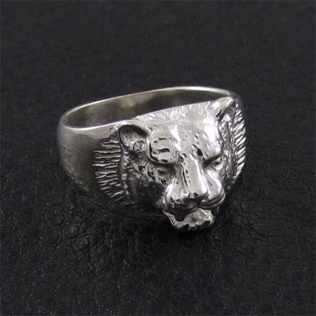 Кольцо Серебряное Тигр Узор Утум K455