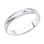 Обручальное кольцо из серебра 94110002