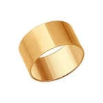 Широкое кольцо из золочёного серебра 93010378