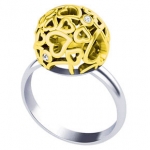 Золотое кольцо с бриллиантами ДЛЯ ЛЮБИМОЙ К-41001