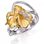 Золотое кольцо с бриллиантами ОЧАРОВАНИЕ К-14026