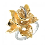 Золотое кольцо с бриллиантами ВИВАЛЬДИ К - 14054