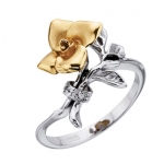 Золотое кольцо с бриллиантами БУКЕТ К - 14037