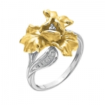Золотое кольцо с бриллиантами ИРИС К-14041