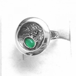 Серебряное кольцо Deno с халцедоном MVR1595HL