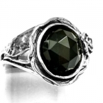 Серебряное кольцо Deno с  ониксом 01R1673ON