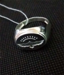 Перстень печатка из серебра K555