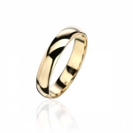 Обручальное кольцо из желтого золота 01О030376