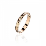 Обручальное кольцо из желтого золота 01О710027