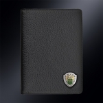 Кожаная обложка для паспорта ФТС РОССИИ (эмблема серебро 925 пробы)